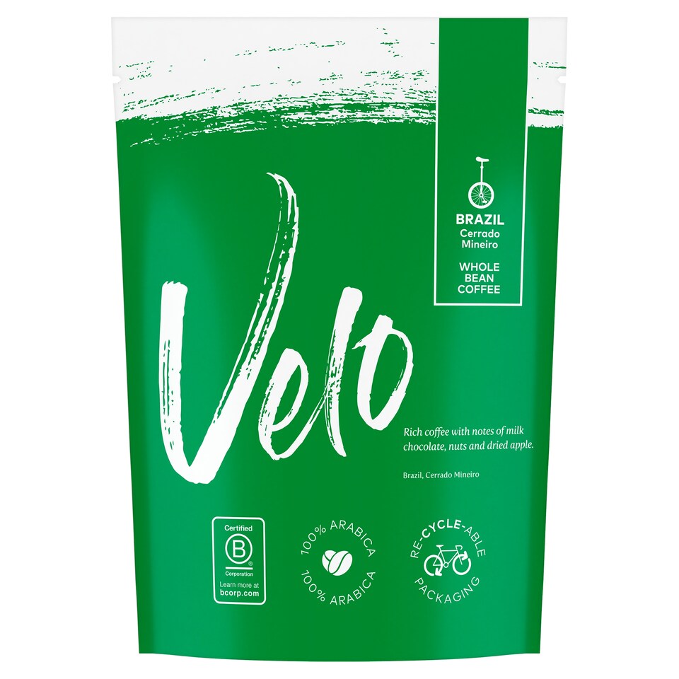 Velo Brazil Cerrado Whole bean Coffee 500g