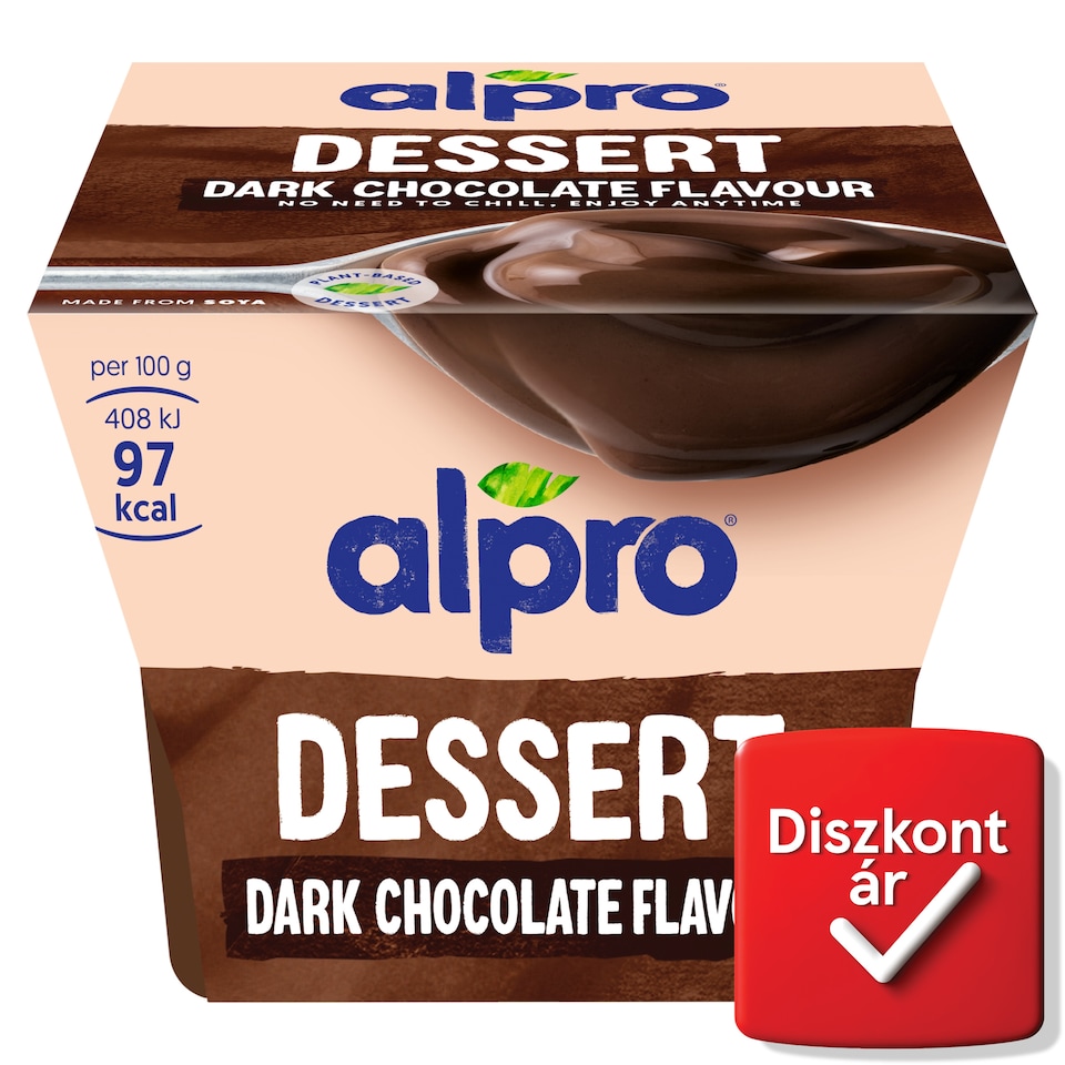 ALPRO ördögien sötét étcsokoládés desszert 125 g