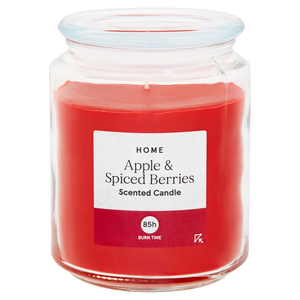 Tesco 538G Candle - Spiced Berries And Apple