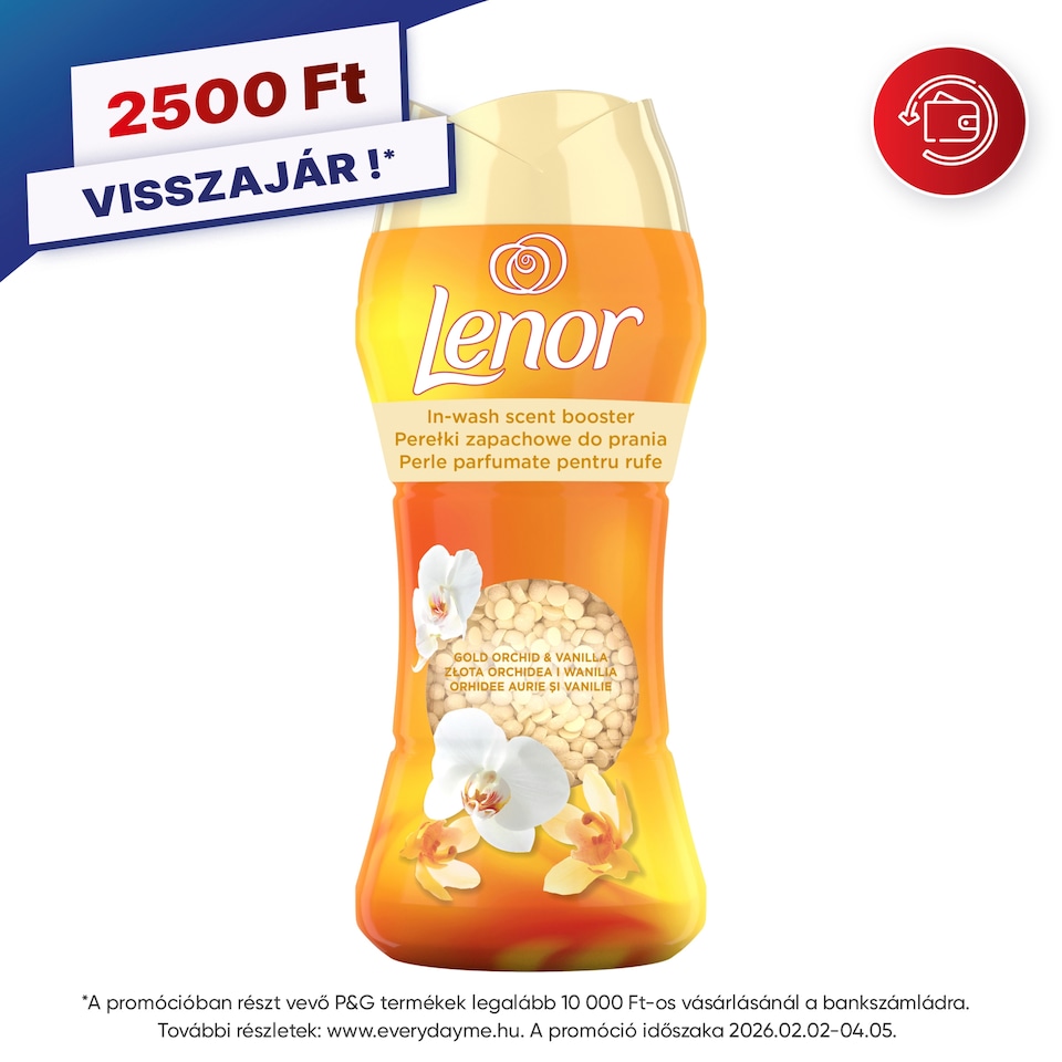 Lenor Parfümgyöngyök 270gGold Orchid & Vanilla
