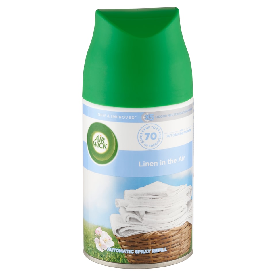 Air Wick Freshmatic Frissen Mosott Ruha automata légfrissítő spray utántöltő 250 ml  1. kép