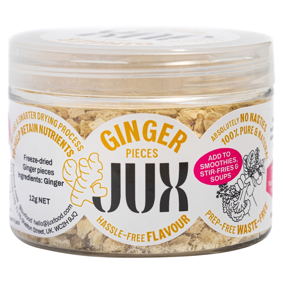 JUX Food Freeze-Dried Ginger Pieces 12g 