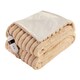 image 1 of Silentnight Luxury Faux Fur Heated Throw - Natural