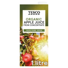 Tesco Organic Apple Juice 1 Litre