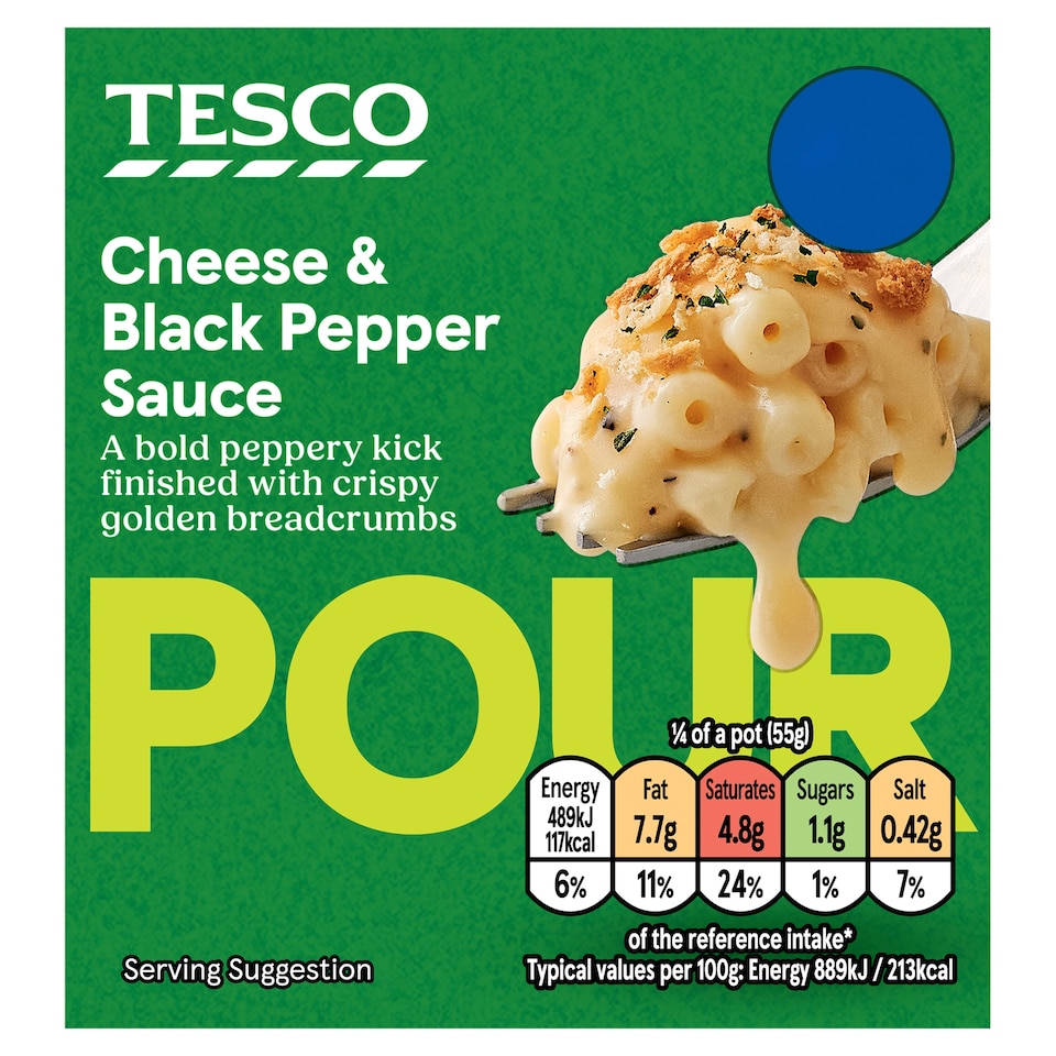 Tesco Cheese & Black Pepper Sauce 220g