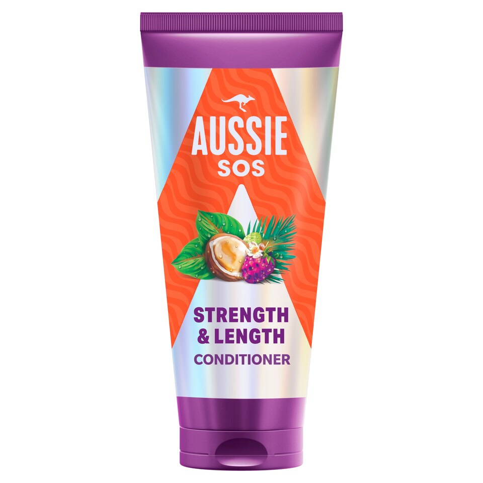 Aussie SOS Strength & Length Balzsam 200ml Hosszú, Gyenge és Törékeny Hajra  1. kép