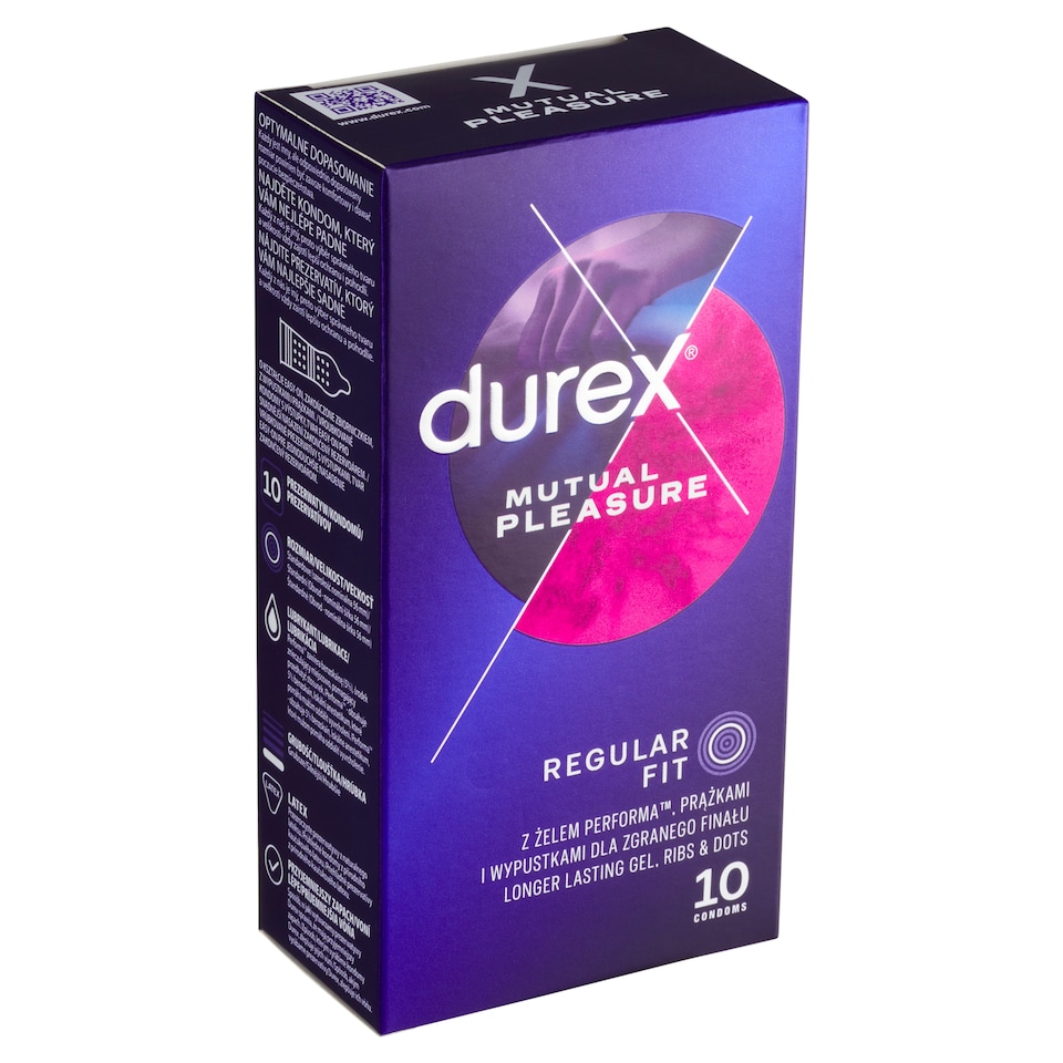 image 1 of Durex Mutual Pleasure Regular Fit Condoms 10 pcs