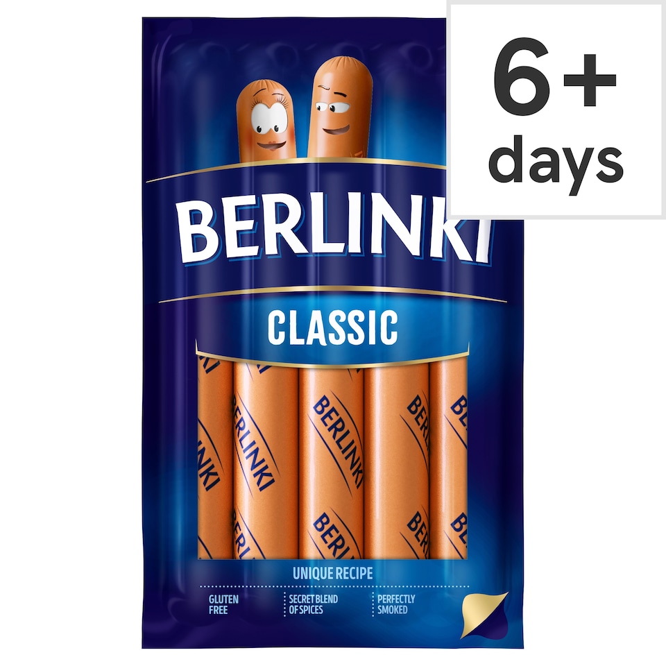 Morliny Berlinki Classic Hot Dog 250G
