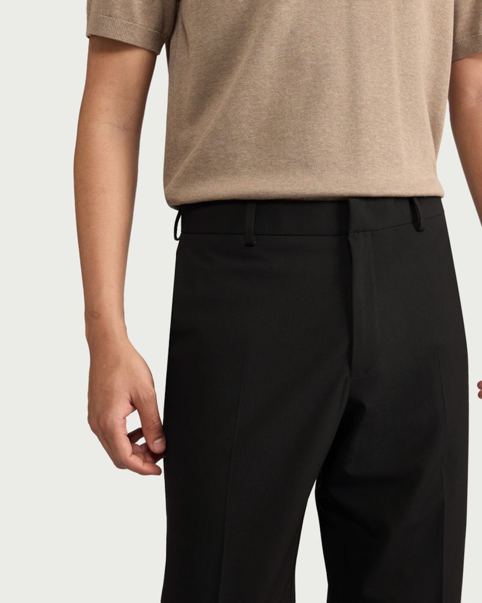 image 1 of F&F Tailored Fit Formal Trousers in Black