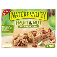 Nature Valley Fruit & Nut Cereal Bars 4X30g