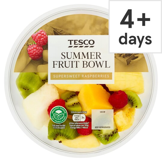 Tesco Summer Fruit Bowl 435G Tesco Groceries