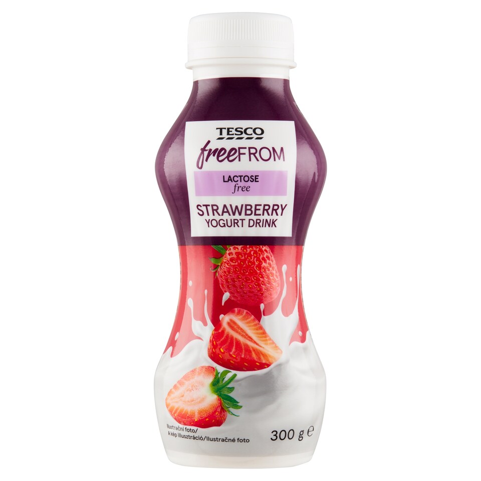 Tesco Free From Jogurtový nápoj jahodový 300g