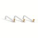image 3 of Core Supply White Over Door Hooks 3 Pack