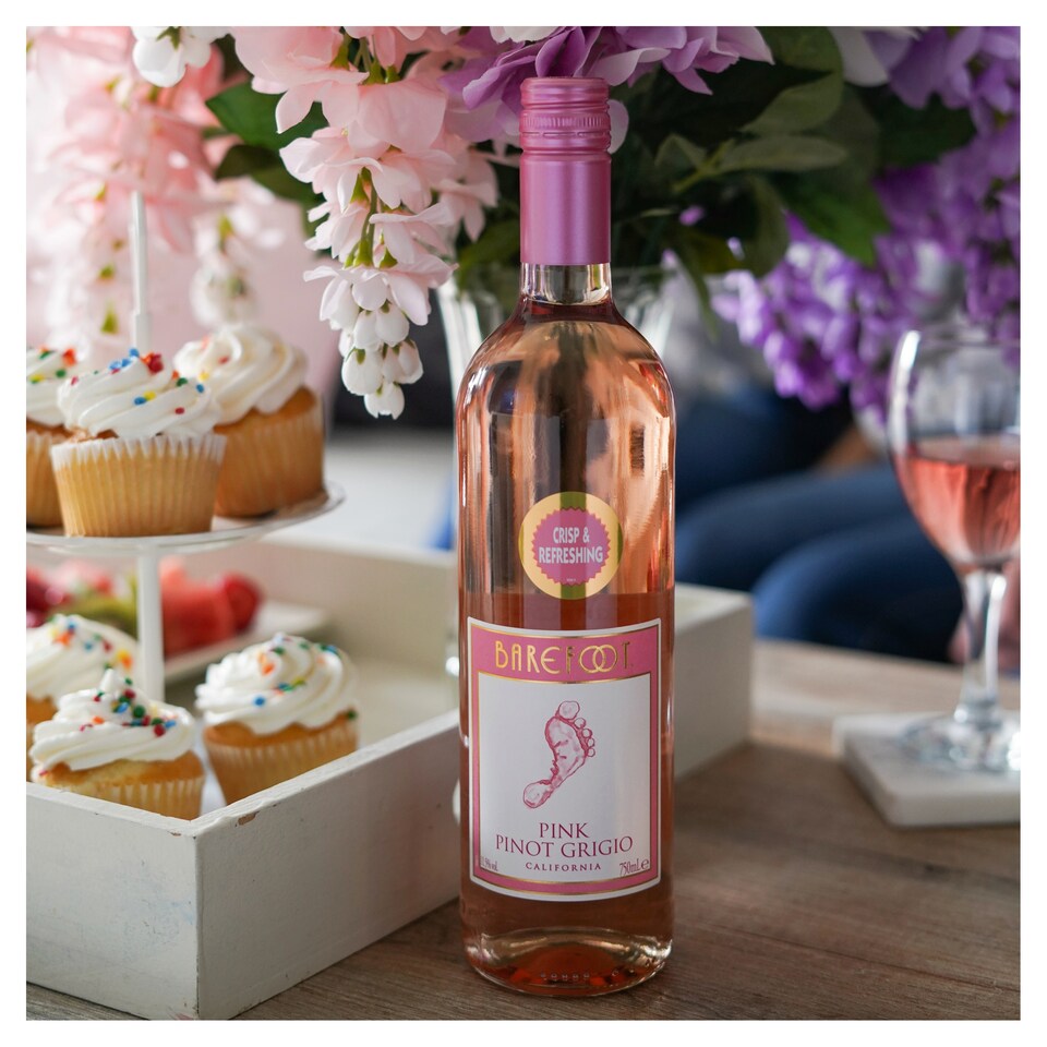 image 1 of Barefoot Pink Pinot Grigio 75Cl