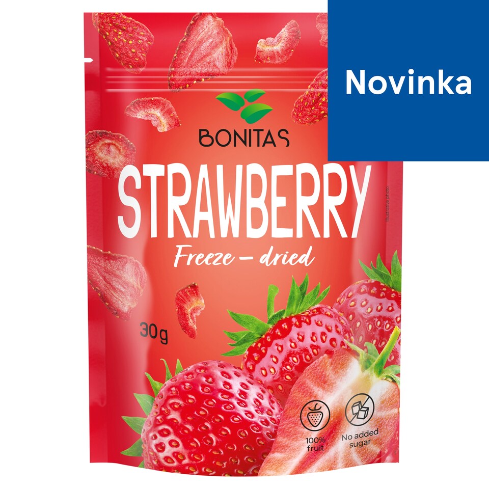 Bonitas Mrazom sušené jahody 30 g