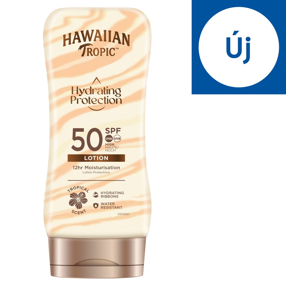 Hawaiian Tropic Hydrating Protection fényvédő termék SPF50 180 ml