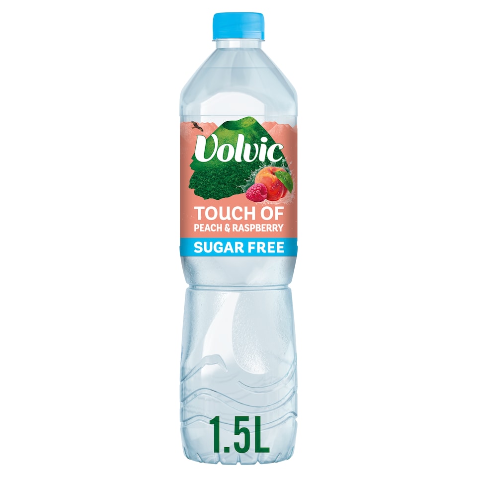 image 1 of Volvic Touch of Fruit Peach & Raspberry Sugar Free Still Flavoured Water 1.5L