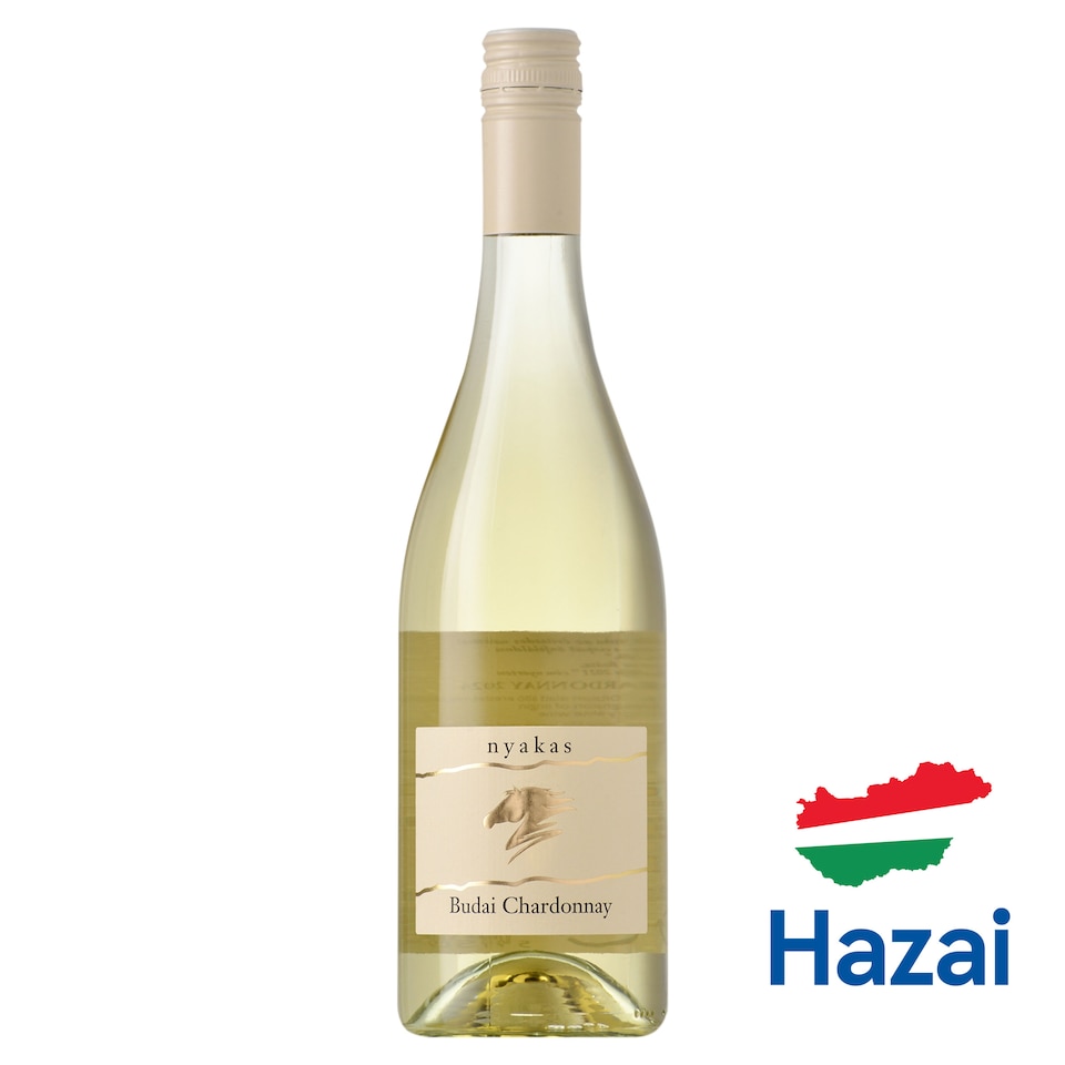 Nyakas Budai Chardonnay száraz fehérbor 13,5% 0,75 l