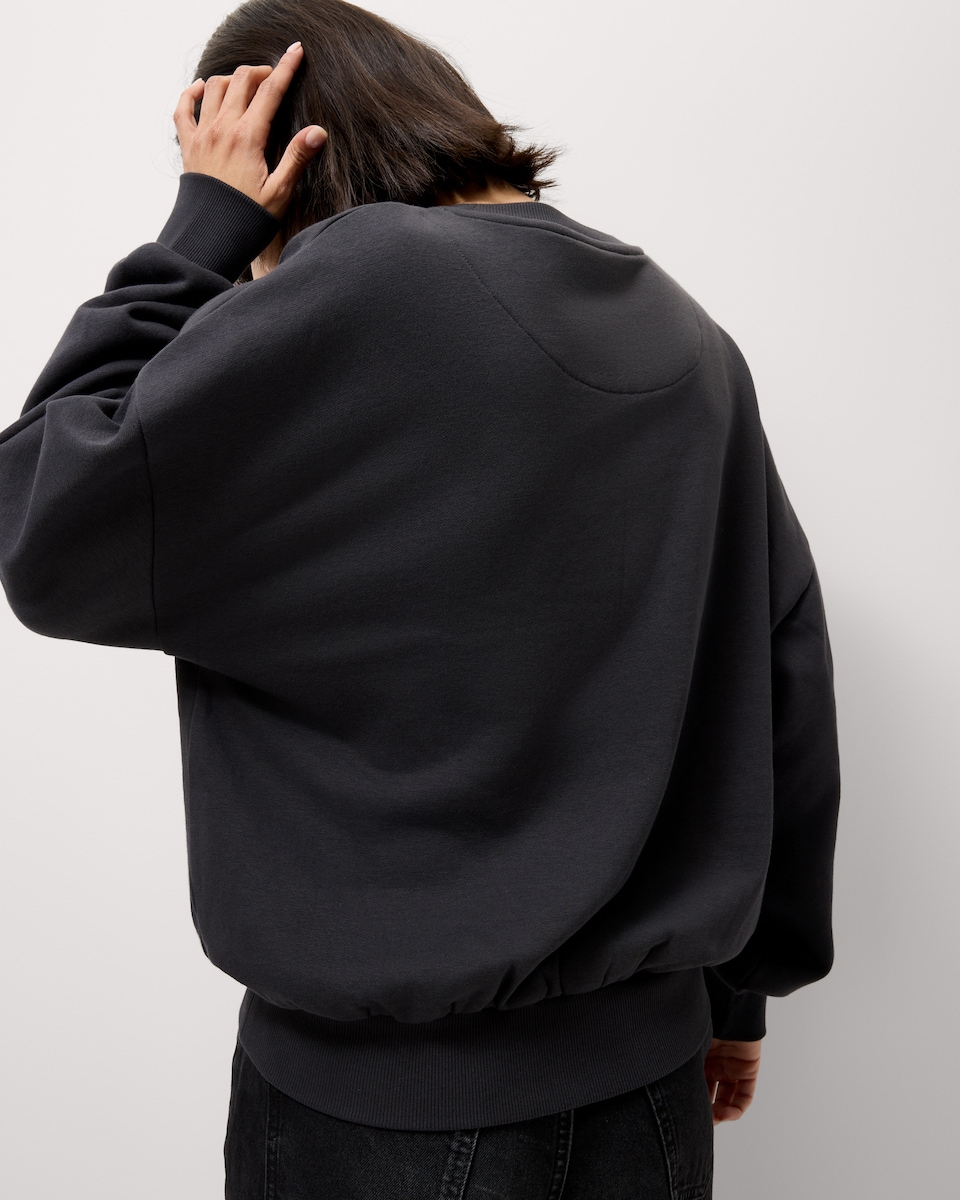 image 1 of F&F Cotton Rich Halloween Print Sweatshirt in Grey