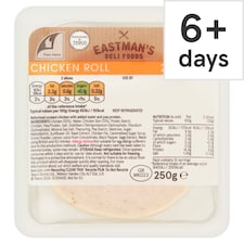 Eastmans Cooked Chicken Roll Slices 250g