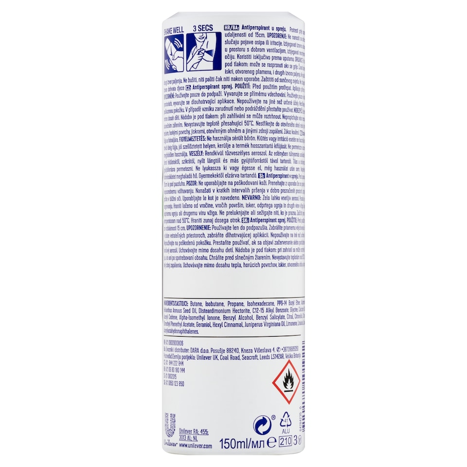 obrázok 1 z Rexona Invisible Fresh Power Antiperspirant sprej 150 ml