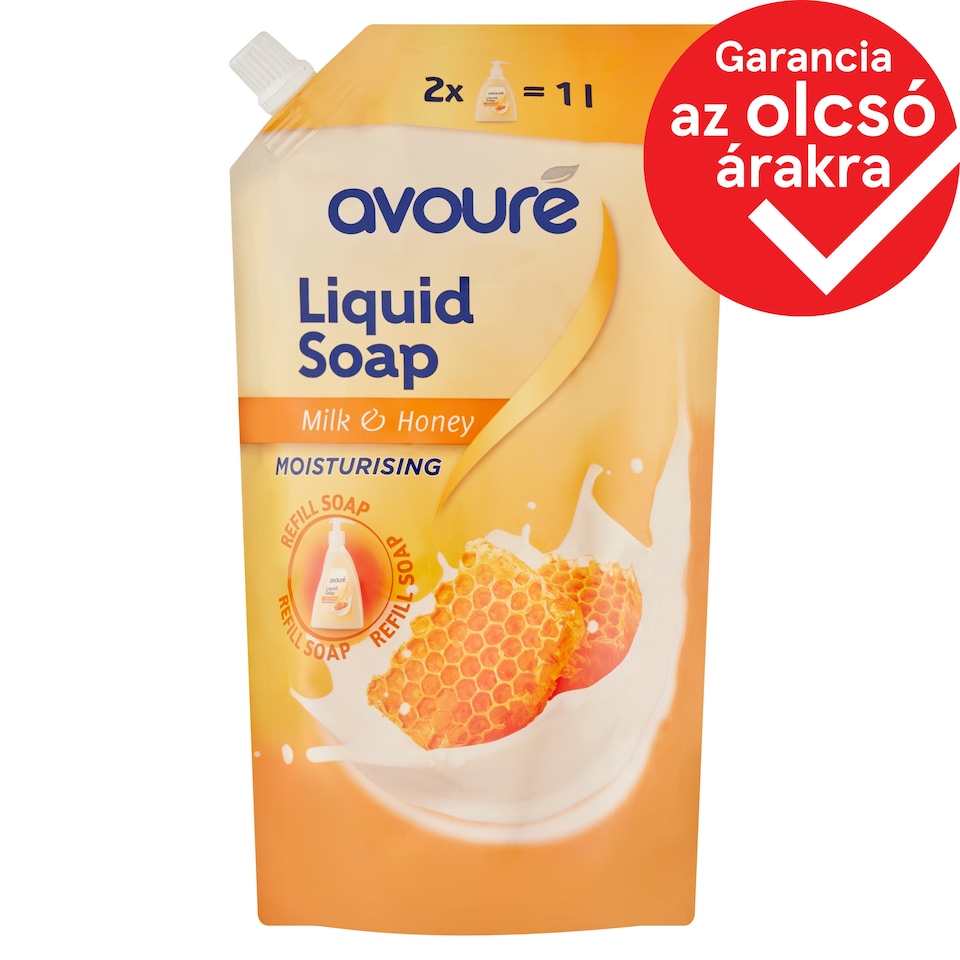 Avouré Milk & Honey Liquid Soap 1 l