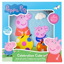 Peppa Pig Celebration Cake with Raspberry Jam