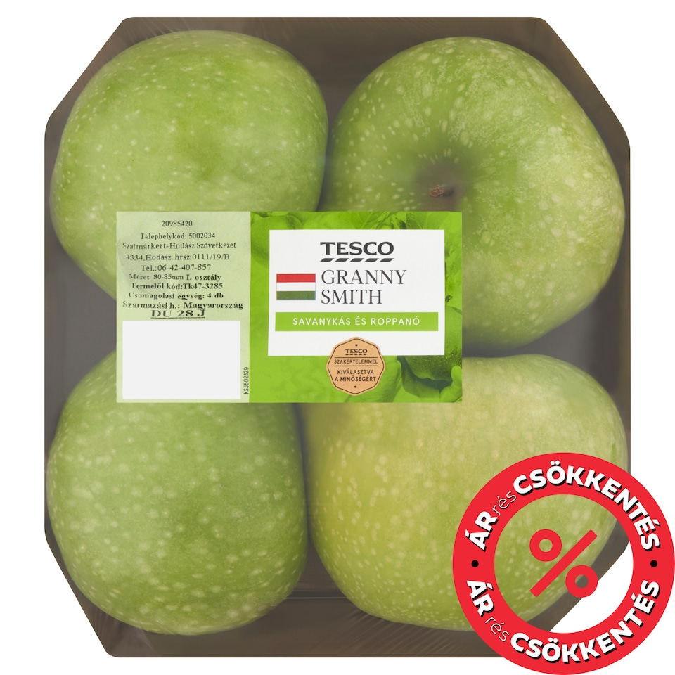 Tesco Granny Smith alma 4 db