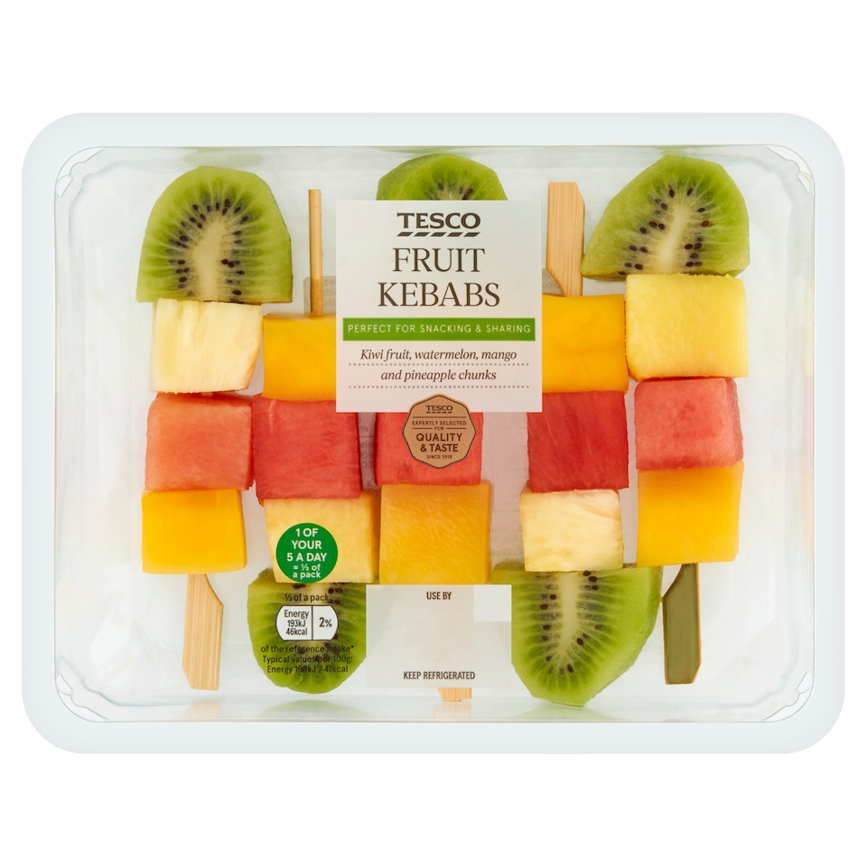 Tesco Fruit Kebabs 290G