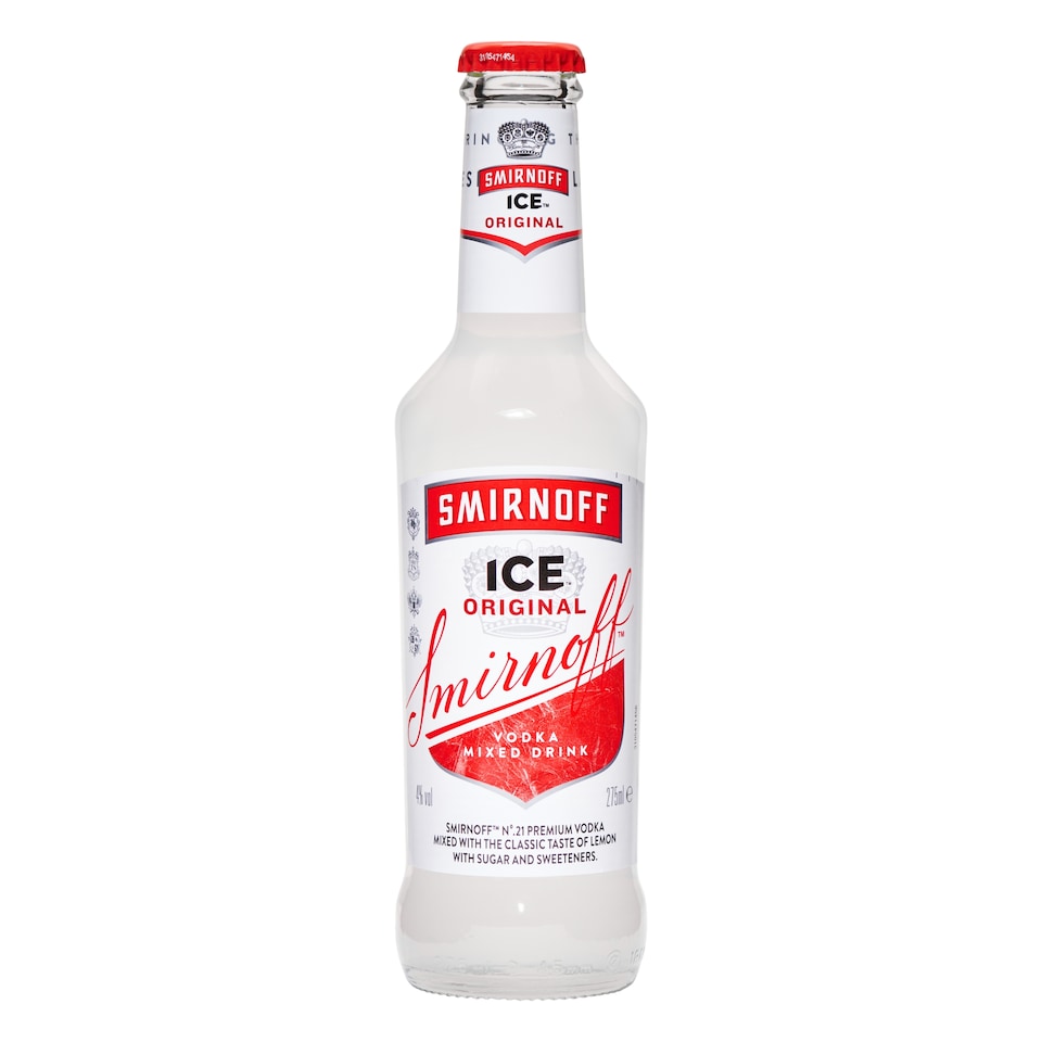 image 1 of Smirnoff Ice Vodka Mixed Drink Bottle 4% Vol 4x275ml