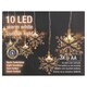 Snow Meister SM2765 10 LED-es meleg fényű elemes fényfüggöny  1. kép