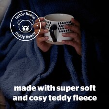 Silent Night Navy Snugsie Blanket - Tesco Groceries