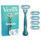 image 1 of Gillette Venus Smooth Women’s Razor with 5 Refill Razor Cartridges