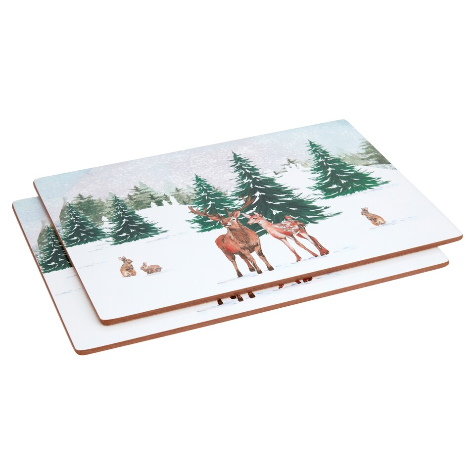 Tesco Frosted Forest Placemats 4 Pack