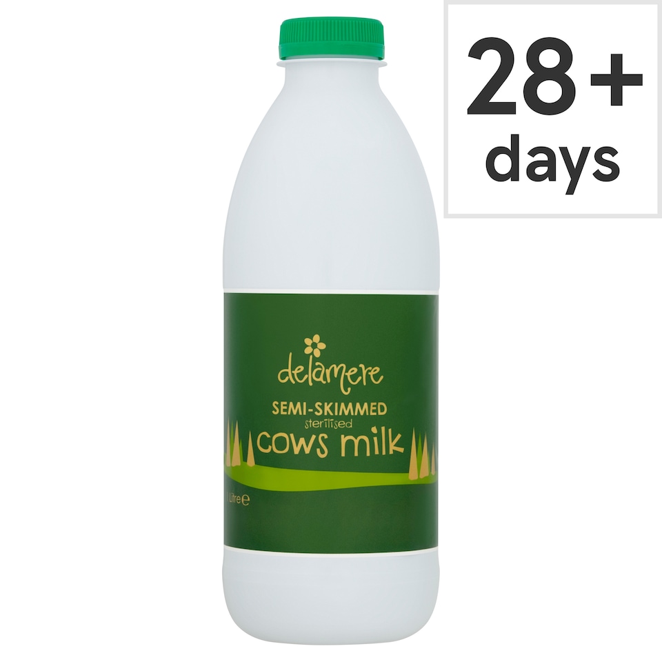 Delamere Dairy Sterilised Semi-Skimmed Milk 1 Litre
