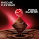image 2 of Lindt Excellence Raspberry Intense Chocolate Bar 100G