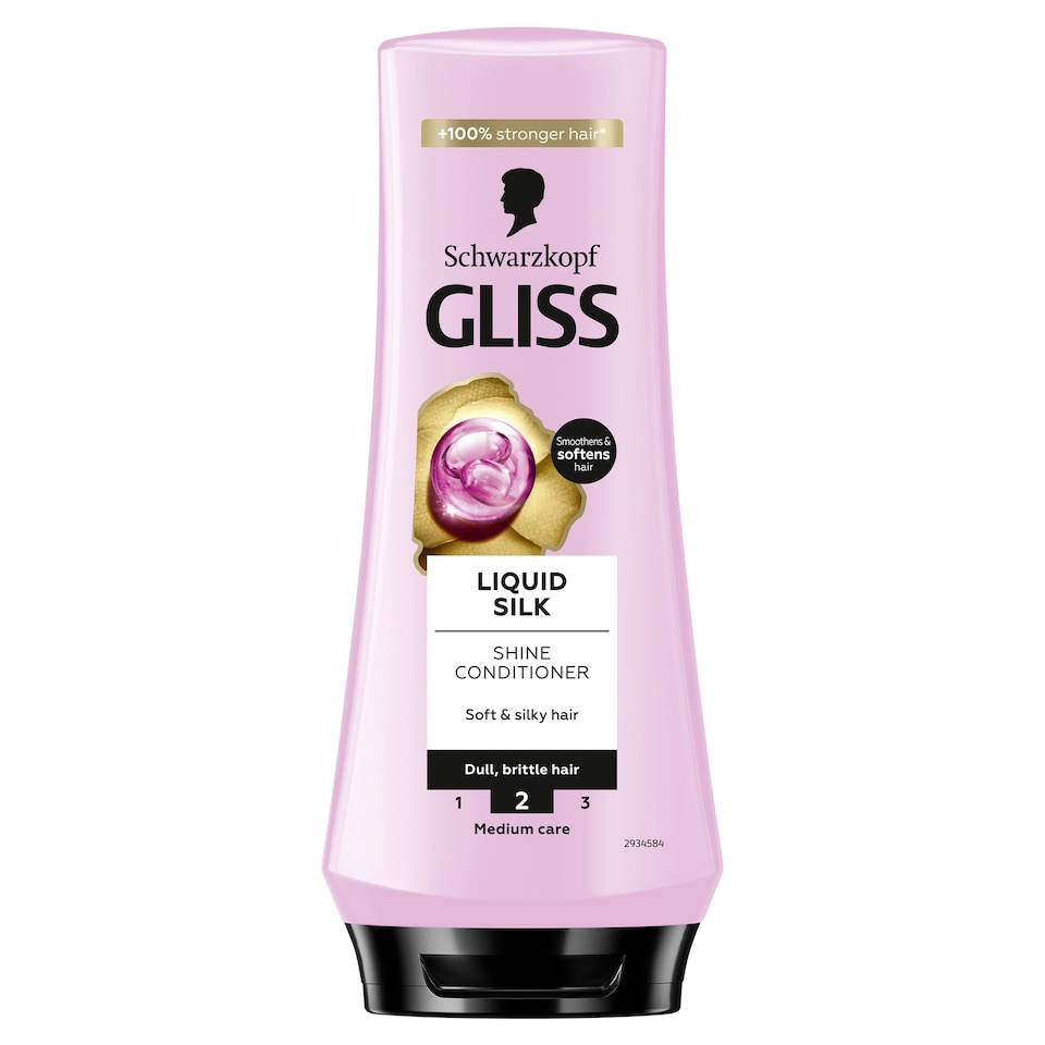 image 1 of Gliss Liquid Silk Hair Conditioner 200 ml
