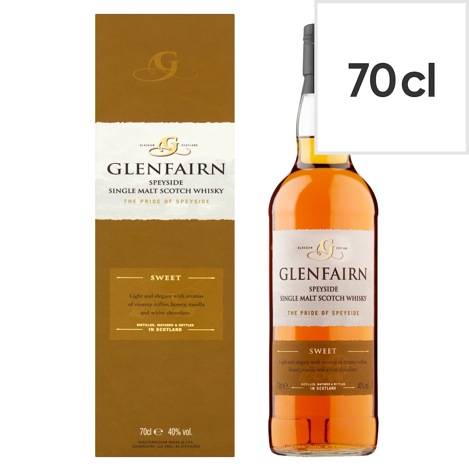Glenfairn Sweet Speyside Single Malt Scotch Whisky 70cl