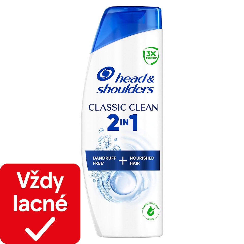 obrázok 1 z Head & Shoulders Classic Clean 2v1 Šampón proti lupinám 400 ml. Osviežujúca Vôňa Čistoty