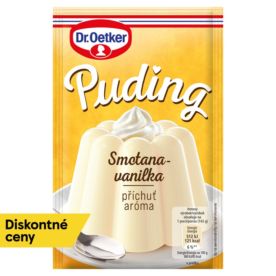 Dr. Oetker Puding smotana-vanilková aróma 38 g