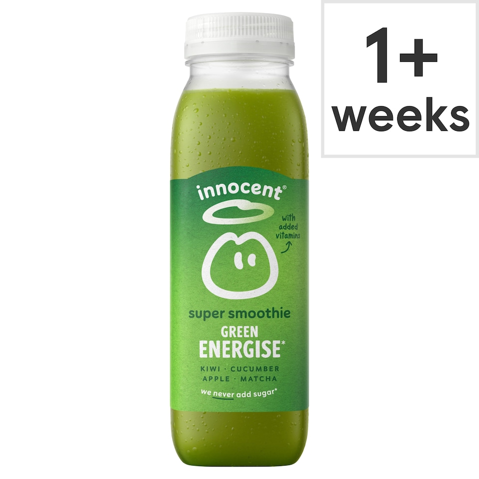 image 1 of Innocent Super Smoothie Invigorate, Kiwi & Cucumber Juice with Vitamins 300ml