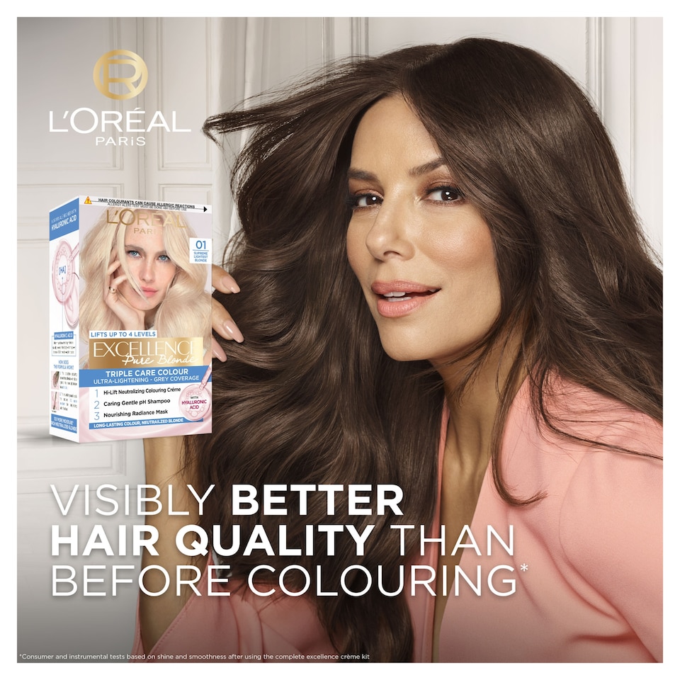 image 1 of L'Oreal Paris Excellence Creme 01 Lightest Natural Blonde Permanent Hair Dye