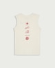 image 5 of F&F Boys Pure Cotton Printed Oversized Fit Vest in Cream