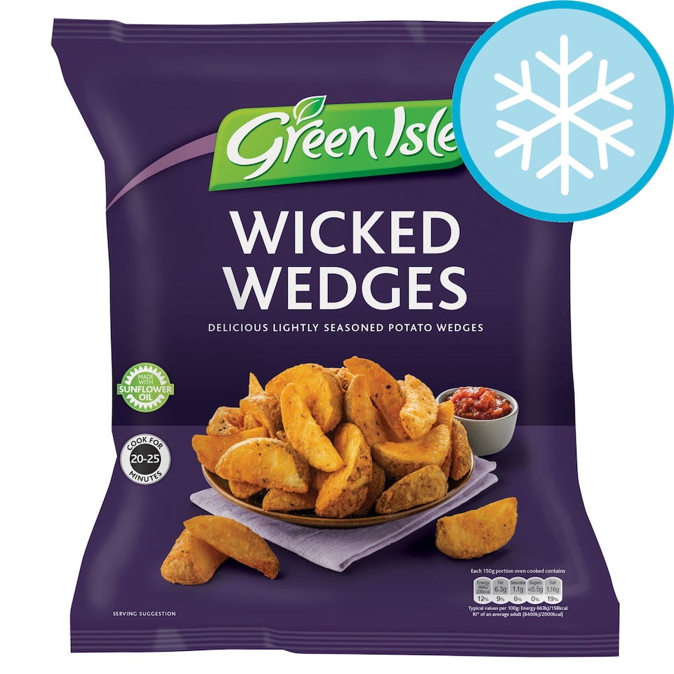 Green Isle Wicked Wedges 750G