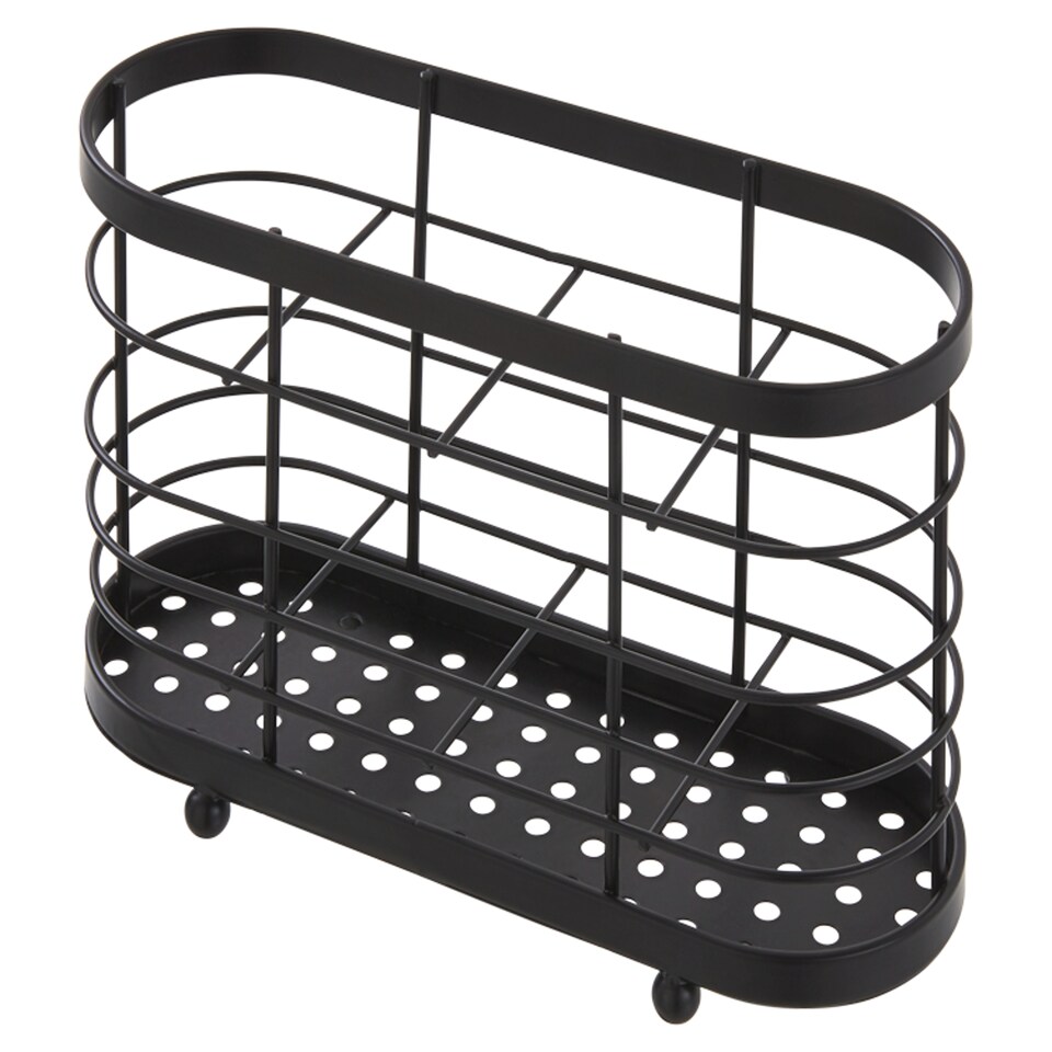 Tesco Wire Cutlery Drainer Black