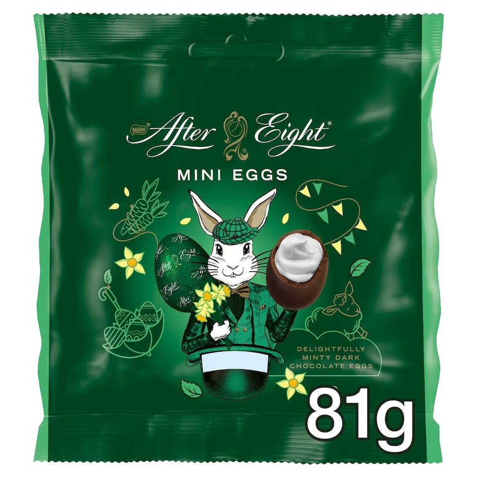 image 1 of After Eight Dark Mint Chocolate Mini Eggs 81G