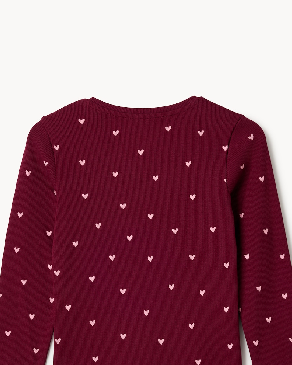 image 1 of F&F Girls 5-Pack Cotton Rich Ribbed Tops in Multi Pink