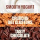 image 3 of Nomadic Yogurt & Oat Clusters - Double Choc 169g