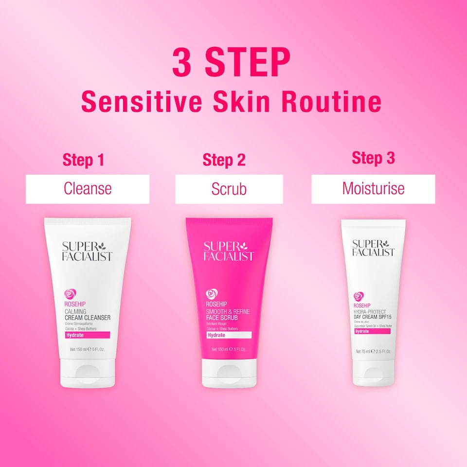 image 1 of Super Facialist Rosehip Hydrate Creamy Cleanser 150Ml