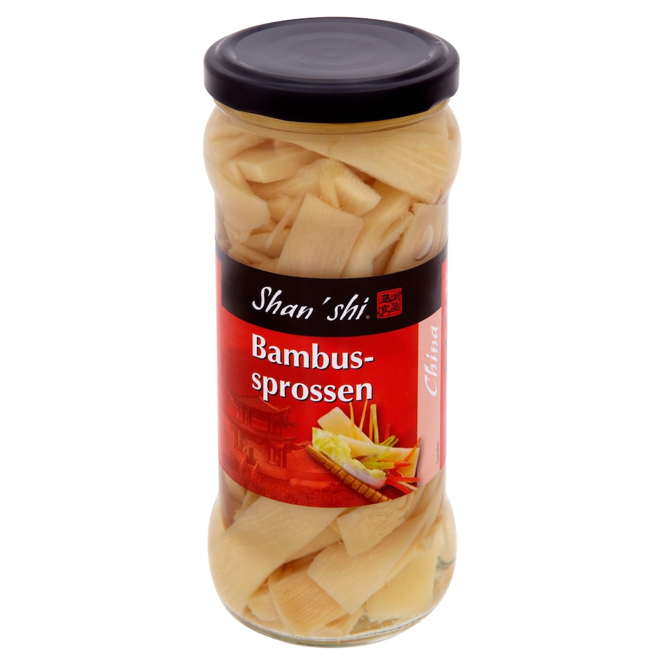 Obrázek 1 pro produkt Shan´shi Bambusové výhonky krájené v nálevu 330g
